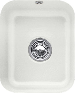 V&B Unterbauspüle Cisterna 45 m Abl.garn, Hand., steam CeramicPlus