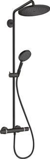 hansgrohe Showerpipe Croma Select S m TH, Eco, HB 120 3je, 9 l/m., matt-sw