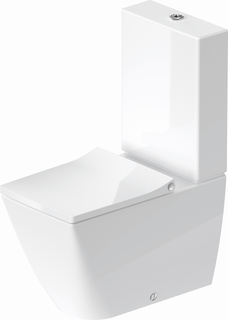 Duravit Stand-Tiefsp.-WC-Kombi Viu 35x65cm, 4,5 l, Abg. waag., riml., we WG