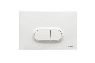 VitrA Betätigungsplatte Loop O 244x8x165mm, ABS, weiß hochglanz