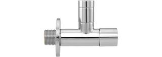 ASW Design-Eckventil 1/2"x10mm, MS verchr., Schl.-Verschrbg.