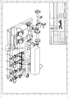 Danfoss DSE1 Midi, FKS Nbg, Anschluss re 20 kW, PN25, wandhängend, TV max .140C