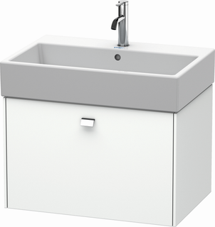 Duravit Waschtisch-Unterschrank Brioso 68,4x45,9cm, chr/we ma, 1 Ausz., wandh