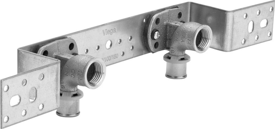 Artikelbild 2 des Artikels „Viega Montageeinheit Sanfix-P 2021.71 Stahl verzinkt, 16mmxRp 1/2x70x150mm 16 mm x Rp 1/2 x 70/100/150 mm“