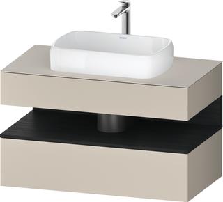Duravit Waschtisch-Unterschrank Qatego 100x55x60cm, E sw/tau m, Pl, Nischenb