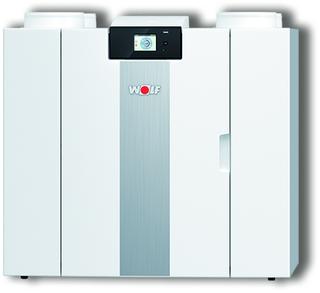 Wolf Comfort-Wohnungs-Lüftung CWL -2-400, 4/0 R, Tür re, m WRG