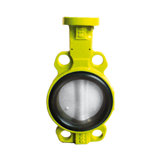Sylax2 GAS Zwischenflansch DN65 Gelb BGGG40 m. Edelstahlscheibe NBR o. HL PN6