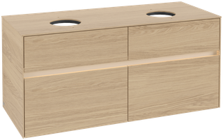 V&B Waschtischunterschrank Collaro 120x54,8x50cm, f 2 WT, LED 8,8W, Nord Oa
