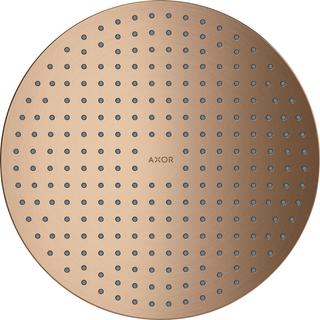 hansgrohe Kopfbrause 300 2jet Axor Decke, UP-Installation, brushed red gold