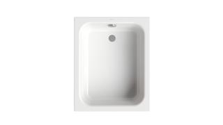 Duschwanne BetteDelta 100x80x28cm, Glasur, starwhite