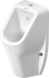 Duravit Urinal No. 1 30,5x29cm, Zul. v ob, riml., we, m Fl
