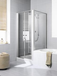 Kermi SW Ibiza 2000 verk. bew. nb. BW 80x160cm, we, ESG SR Opaco Clean, rechts