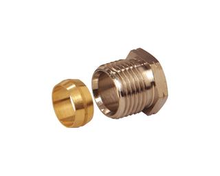 Flamco Klemmverschraubung d=12mmx3/8" IG, f CU und Weichstahlrohre
