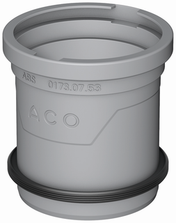 ACO Zwischenstück d= 125mm, Kunststoff, mit Abdichtring