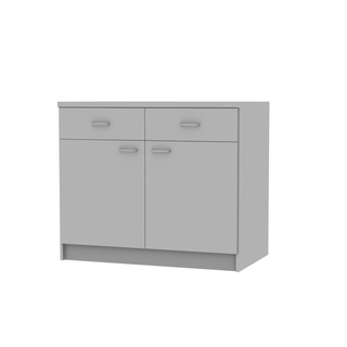 STS Regina Beistelschrank 800x820x570 aufg. verp., 2xSchubl., 2xTür, ohne Arb.