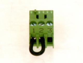 BOSCH Ersatzteil TTNR: 63035005 Anschlussklemme 3-pol 1B2 gelbgrün