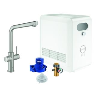 GROHE SPT-EHM Blue Professional L-Auslauf Set, supersteel
