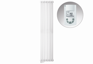 Purmo Röhrenradiator Delta EV H 2000mm, L 550mm, 11 Gl., 2 Säul, vert