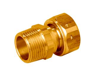 Meibes Verschraubung G 3/4 AGxR 3/4 ÜM, DN 20, Rotguss