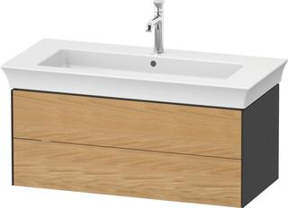 Duravit WT-Unterschrank White Tulip 98,4x45,8cm, E Nat gra m, 2 La, wandh