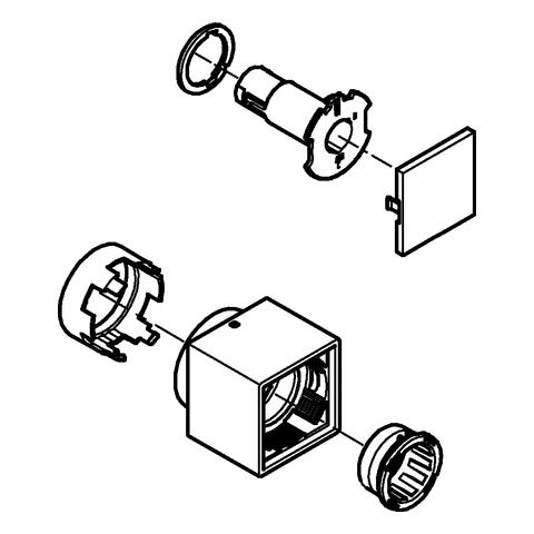 Artikelbild 2 des Artikels „GROHE Absperrgriff 49092 für Aquadimmer für THM-Fertigmontagesets chrom “