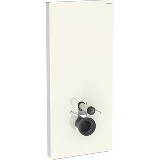 Geberit Wand-WC-Modul Monolith Plus Bauh. 114cm, Fr. Gl. sand-grau, S. Alu