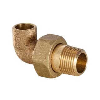 IBP Winkelverschraubung 4098G Serie 4000 15mmxR 1/2, 90Gr, kon. dichtend, Rotguss