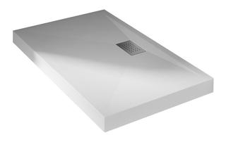 Kinedo Kinesurf Duschwanne 80x100 Antir H:9cm PN24 Biocryl + Ablauf Längseite