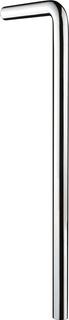 hansgrohe Winkelrohr 90Grad 220x680mm, ohne Board, Messing, chrom