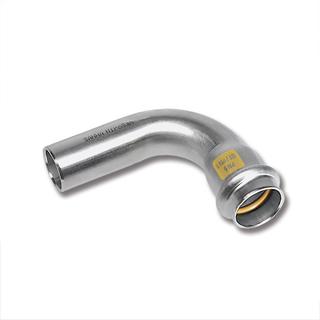 Sanha Bogen NiroSan Press Gas 17001A 90Grad, Innen-/Außenpressende, 15mm