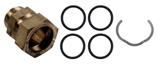Wolf Anschluss-Set Wellrohr DN32 G 1 1/4", für Hauseinführungen