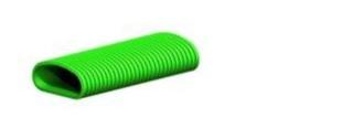 NIBE Kunststoffrohr oval 50x100mm Ring 50m