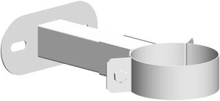 ATEC Wandabstandhalter DN 60/100, 50-150mm, kürzb., PP, ES weiß