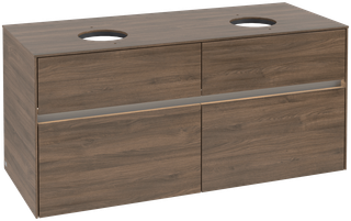 V&B Waschtischunterschrank Collaro 120x54,8x50cm, f 2 WT, LED 8,8W, Ar Oa