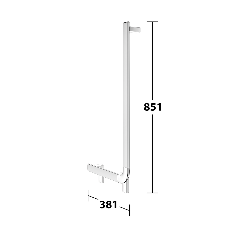 Artikelbild 11 des Artikels „Keuco Winkelgriff AXESS Care 90G, senk Handl r, 381x851mm, AL si-el/v 381 x 851 mm | Aluminium silber-eloxiert/verchromt“