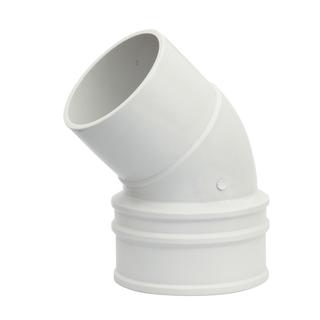 PL LF Winkel 45(Muffe/Spitzende), grau, d 160, PE100, SDR17, für Rohre SDR 17-
