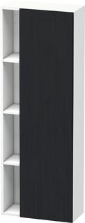 Duravit Hochschrank DuraStyle 50x24x140cm, Tür re, Ei sw/we matt