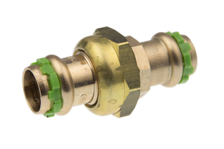 AIPS Verschraubung VSH SudoPress SP4330V 22mm, Rotguss, EPDM-O-Ring, fachdichtend
