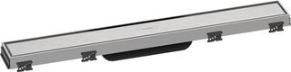 hansgrohe RainDrain Match Duschrinne 600mm, Edelstahl gebürstet, Fertigset