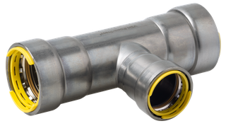 AIPS T-Stück VSH PowerPress C9415G 2x1x2", reduziert, Stahl, HNBR O-Ring