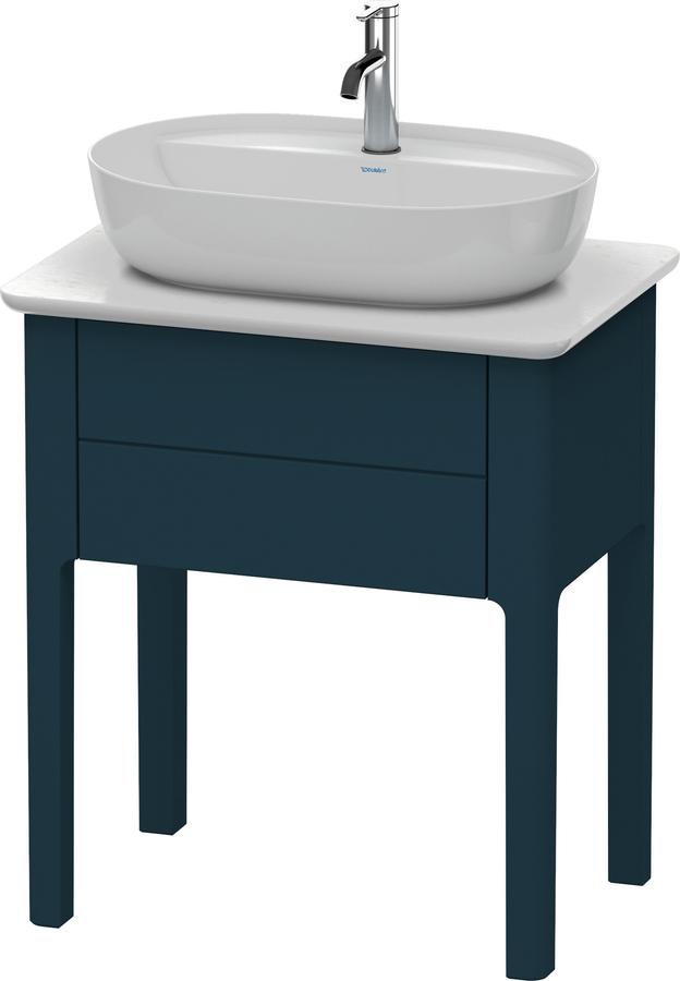 Artikelbild 1 des Artikels „Duravit Waschtisch-Unterschrank Luv 63,8x45x74,3cm, 1 AZ, steh., blau s-matt Nachtblau Seidenmatt“