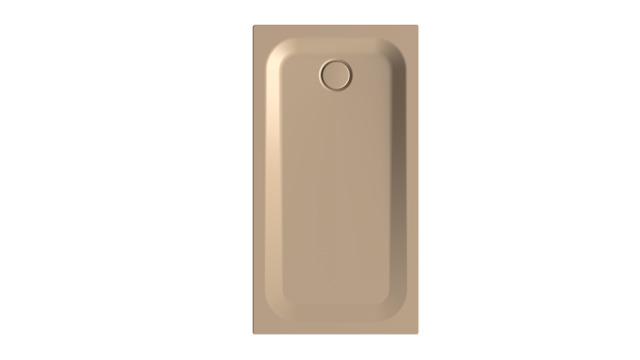 Artikelbild 1 des Artikels „Duschwanne BetteUltra 5784 130x70x3,5cm, Gl, Mini-WT, greige Glasur, Mini-Wannenträger | greige“