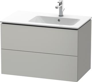 Duravit Waschtisch-Unterschrank L-Cube 82x48,1x55cm, 2 SBK, B re, betongr ma