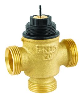 Resideo Dreiwege-Regelventil VXE DN 25, kvs 8, Hu 6,5mm, stet, kon dicht.
