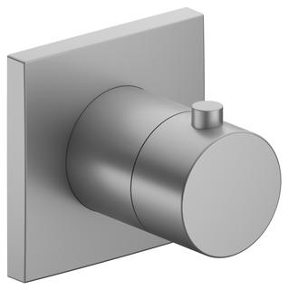 Keuco Fertigmontageset IXMO UP-THM, Rosette eckig, aluminium-finish