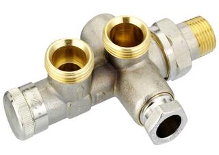 Danfoss Kupplungsgehäuse RA-KEW R 1/2xG 3/4 A, für Einrohranlagen