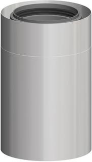 ATEC Rohrelement PolyClassic +Iron/White 190mm, DN 110/160, kürzb., PP, ES weiß