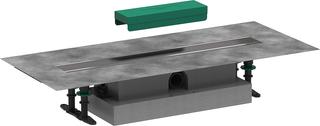 hansgrohe uBox universal Komplettset 600mm, f fl. Inst. f Duschrin. Fertigs