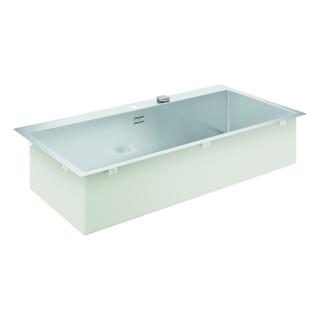 GROHE Spülbecken K800 120-S 102,4/51 1.0 102,4x51cm, aufl o fbdg, 1 Beck., ES
