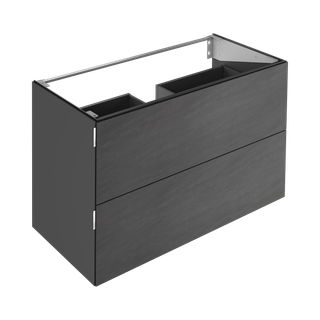 Keuco WT-Unterschrank Edition 11 ART 120x70x49cm, 2 Ausz., Lac m, Ker., smoke